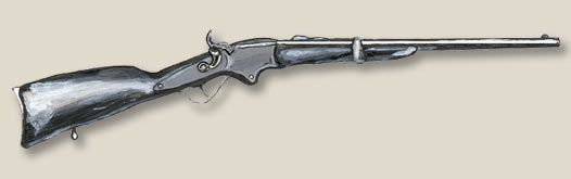 Illustration of a Spencer Repeating Rifle